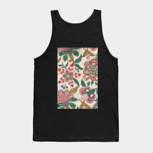 African fabric capulana floral  mask! Tank Top